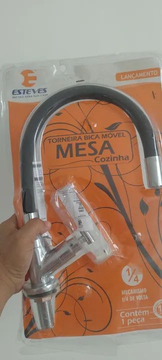 Torneira Bica Móvel Mesa Cozinha - Nova - Foto 2