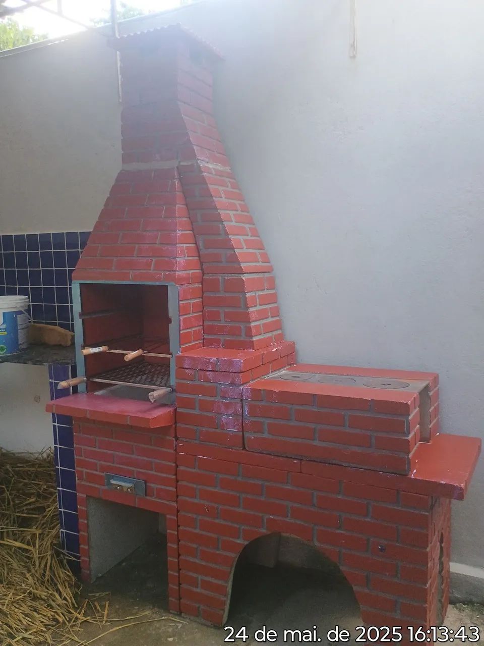 Churrasqueira de tijolo - Foto 2