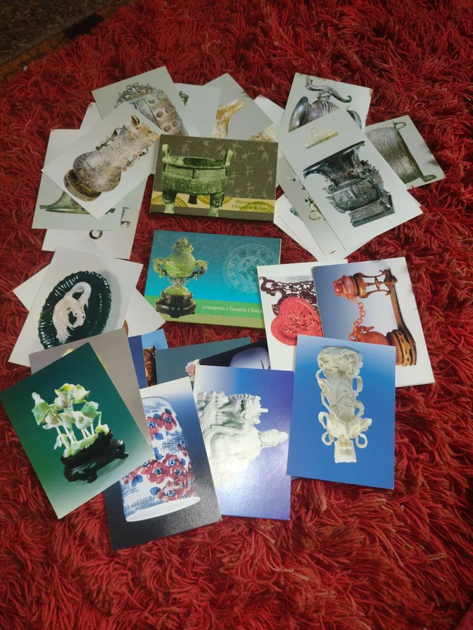 Cartões postais chineses - Artesanato e Tesouros