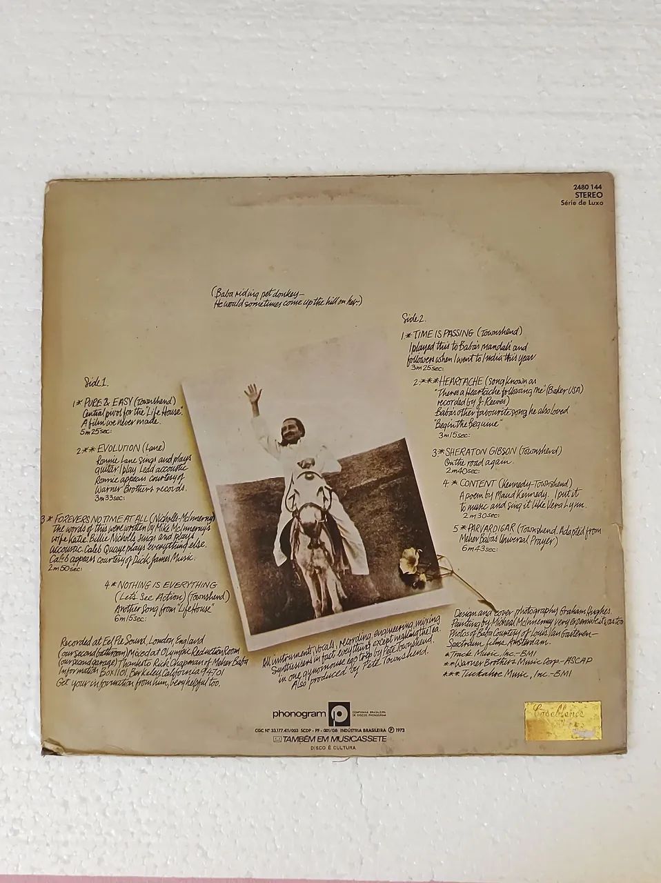 LP - Who Came First - Pete Townshend - Foto 2