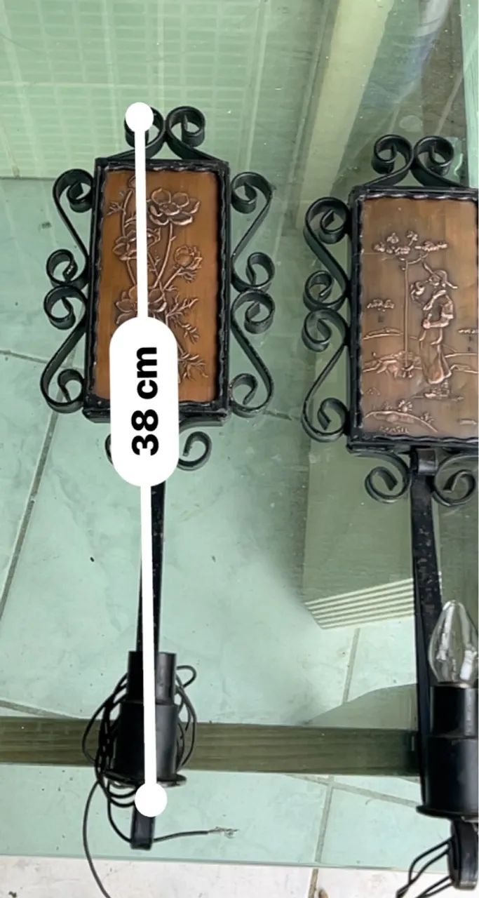 Arandelas Decorativas Vintage como Detalhes em Cobre - Foto 6