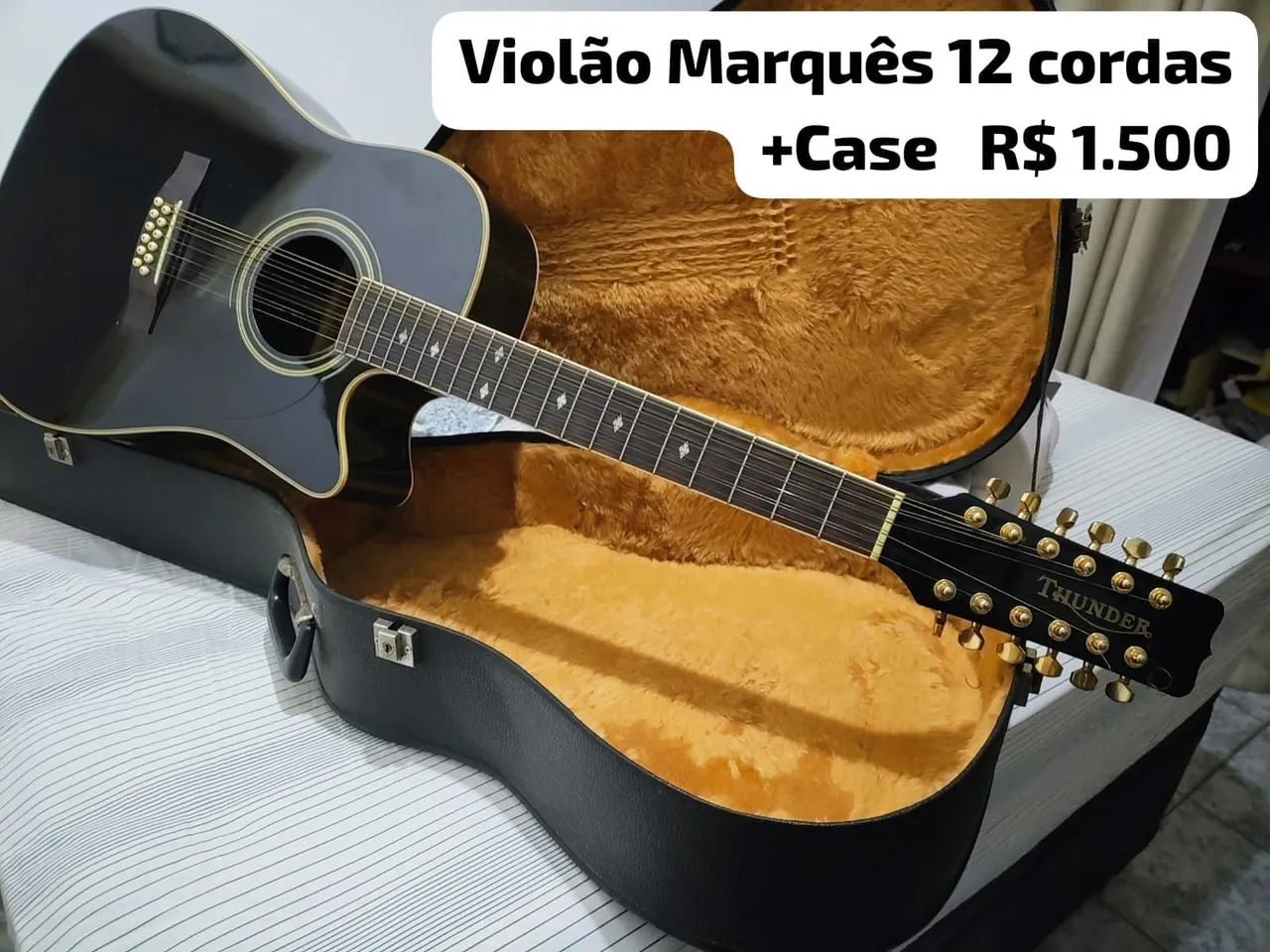 Violão Marquês 12 Cordas + Case