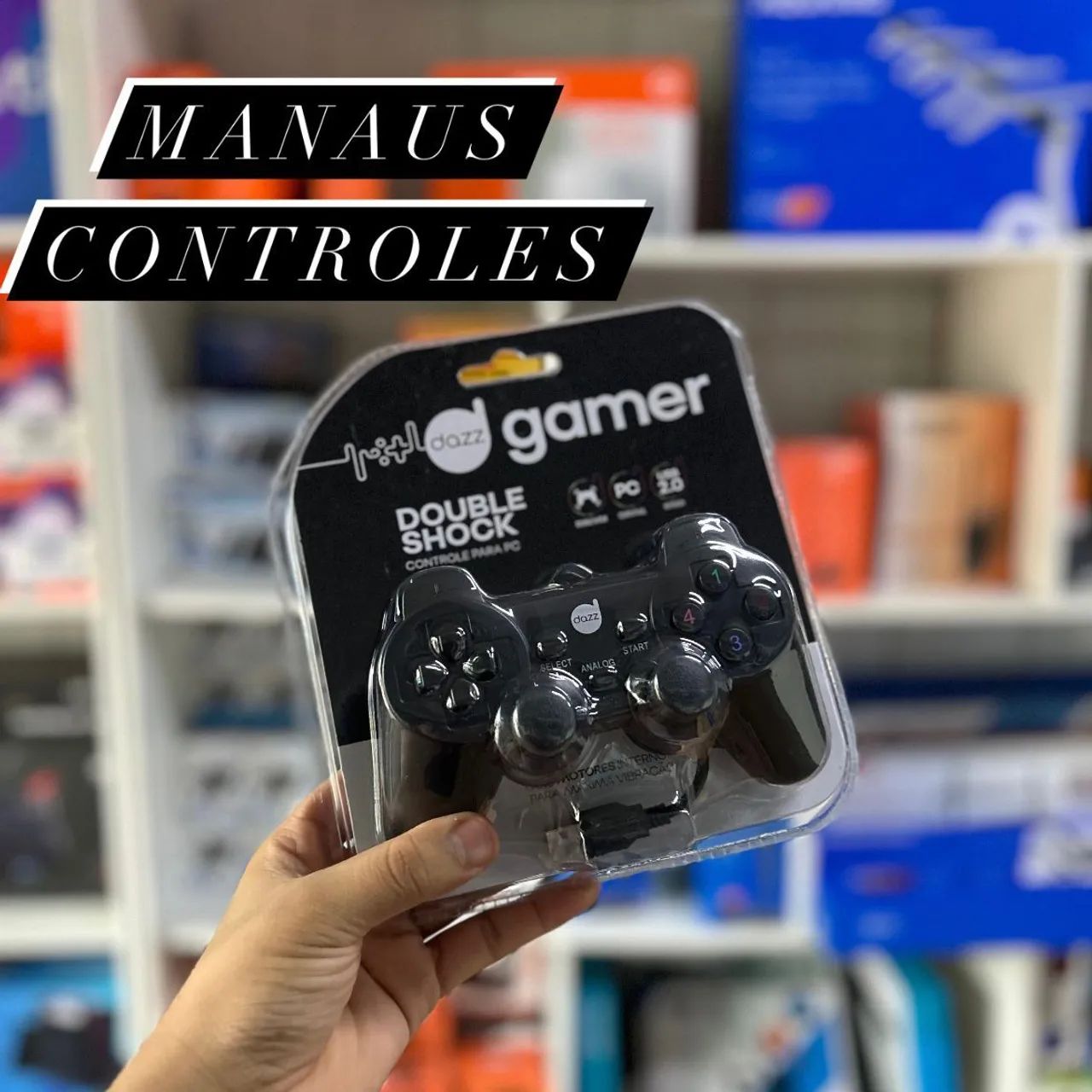 Controle para PC double shock - Foto 2