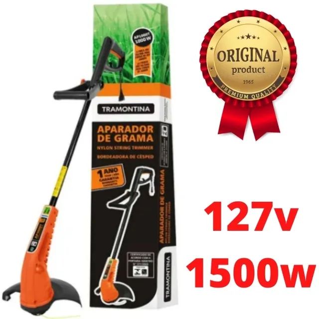 Aparador de Grama Tramontina 1500W, Roçadeira Elétrica