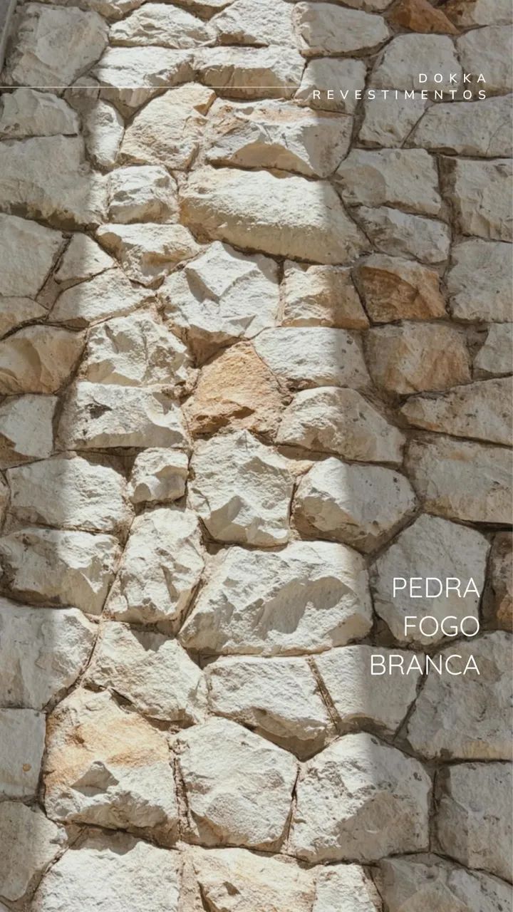 Pedra fogo branca 