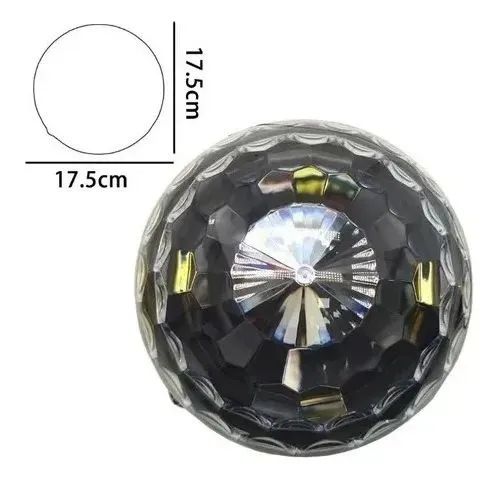 Globo Mágico LED de Cristal MP3 Bluetooth 9 Cores - Foto 3