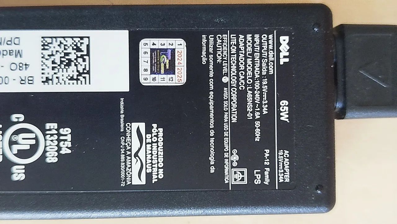 Fonte Carregador para Notebook Dell Inspiron 15 Original  - Foto 4