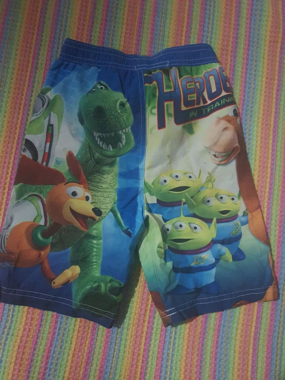 Bermuda Infantil Disney Toy Story - Praia/Piscina - Tamanho 4T - Foto 2