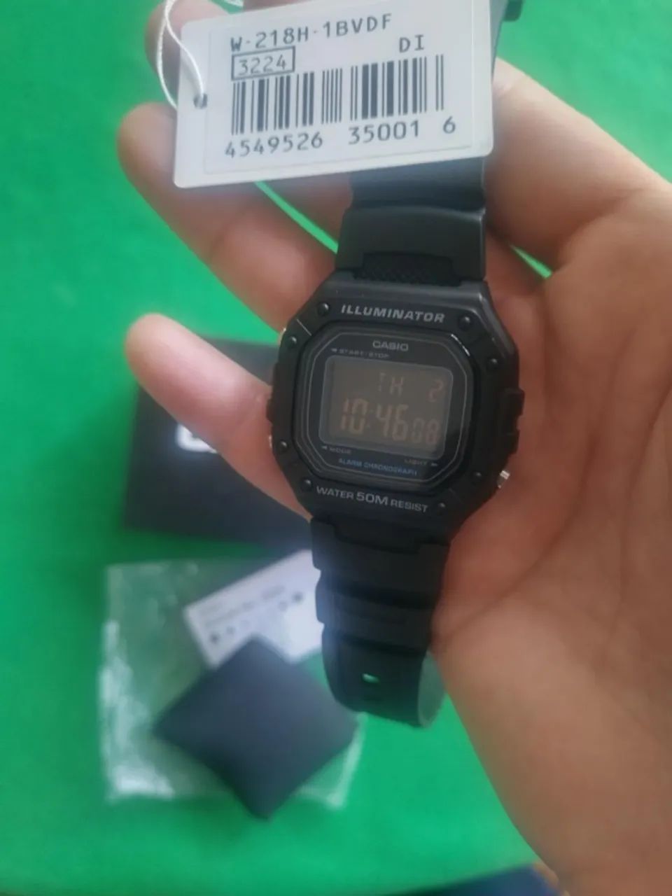Relógio digital pulso Casio W-218H-1BV - Preto  - Foto 3