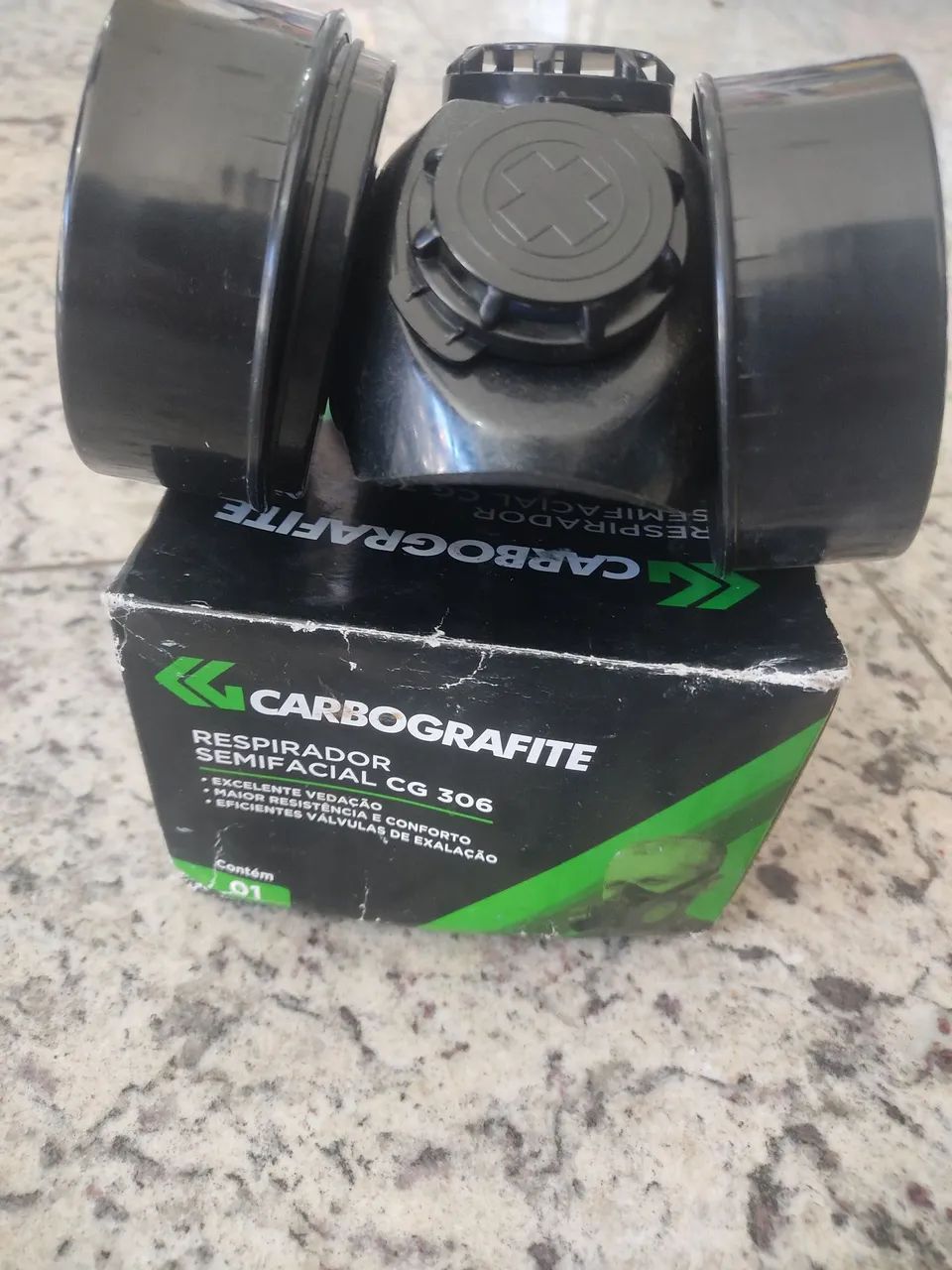 Respirador Semifacial Carbografite