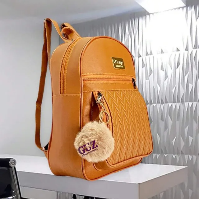 Mochila Feminina Mochilinha Bolsa de Costa c/ Alças Reguláveis