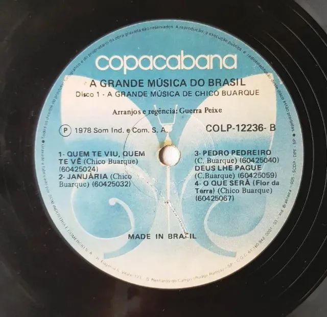 Disco Vinil LP - Chico Buarque - A Grande Música de Chico Buarque - 1978 - Foto 5
