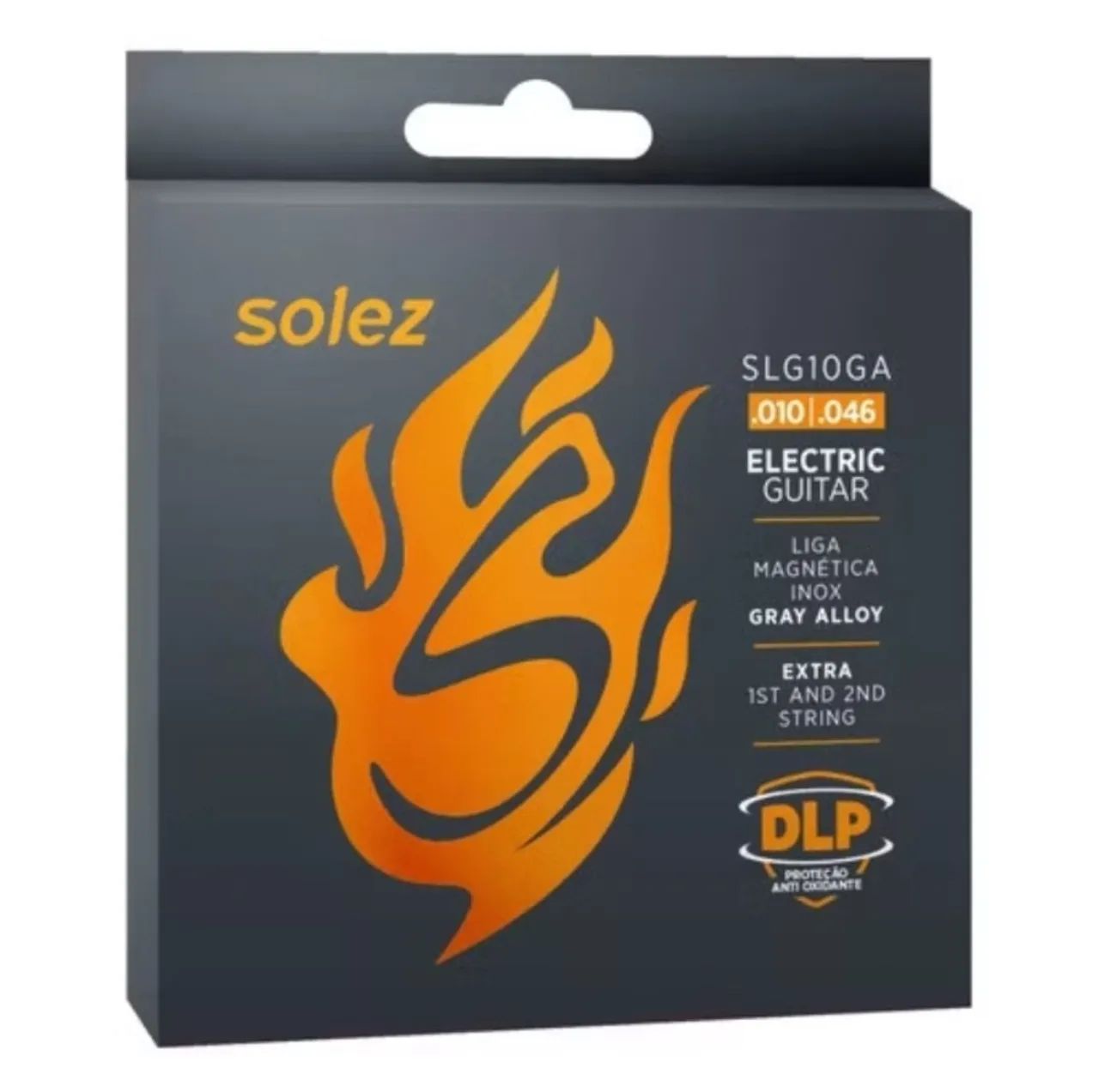 Encordoamento Cordas para Guitarra Solez .010 SLG10 e SLG10GA