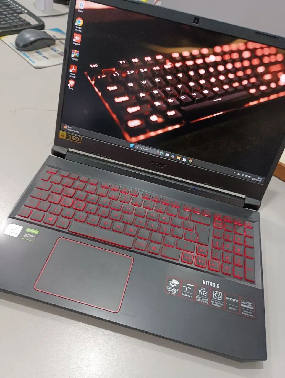 Notebook Gamer Acer Nitro 5 16GB RAM SSD 512GB - Foto 2