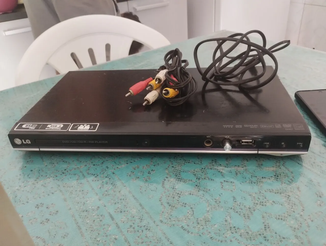 DVD Player LG com USB e Karaoke