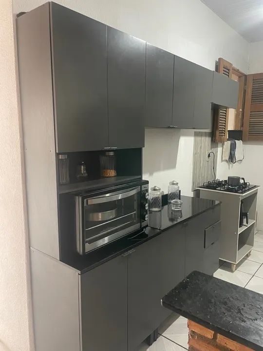 Mesa de Jantar em Madeira com 4 Cadeiras - Foto 6