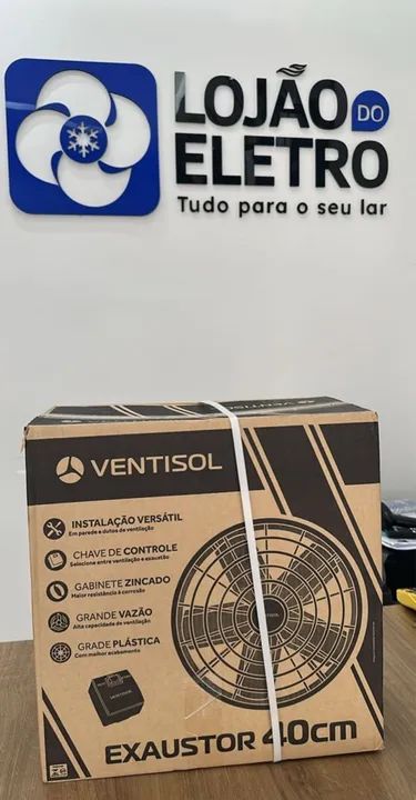 Exaustor Ventisol 40cm - Novo