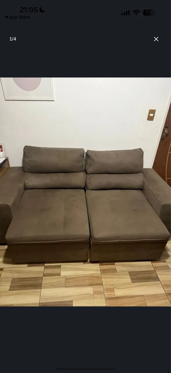 Sofá dois lugares retrátil 64750824109698121