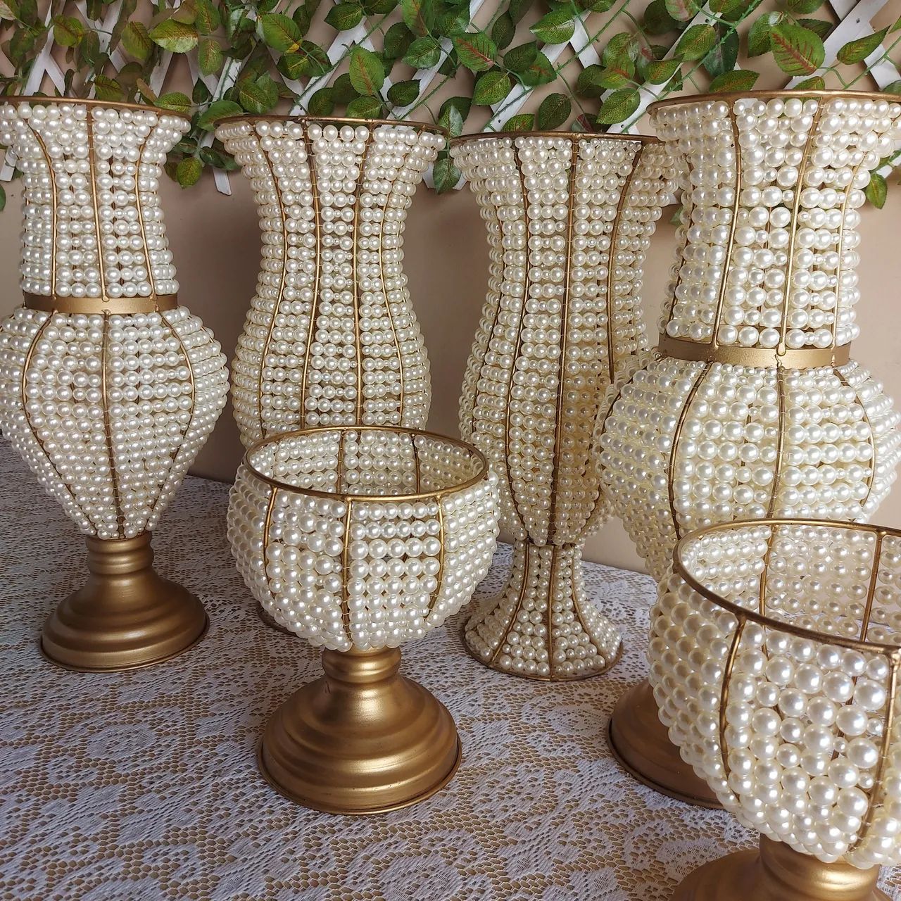 Vasos com pérolas vários tamanhos  - Foto 2