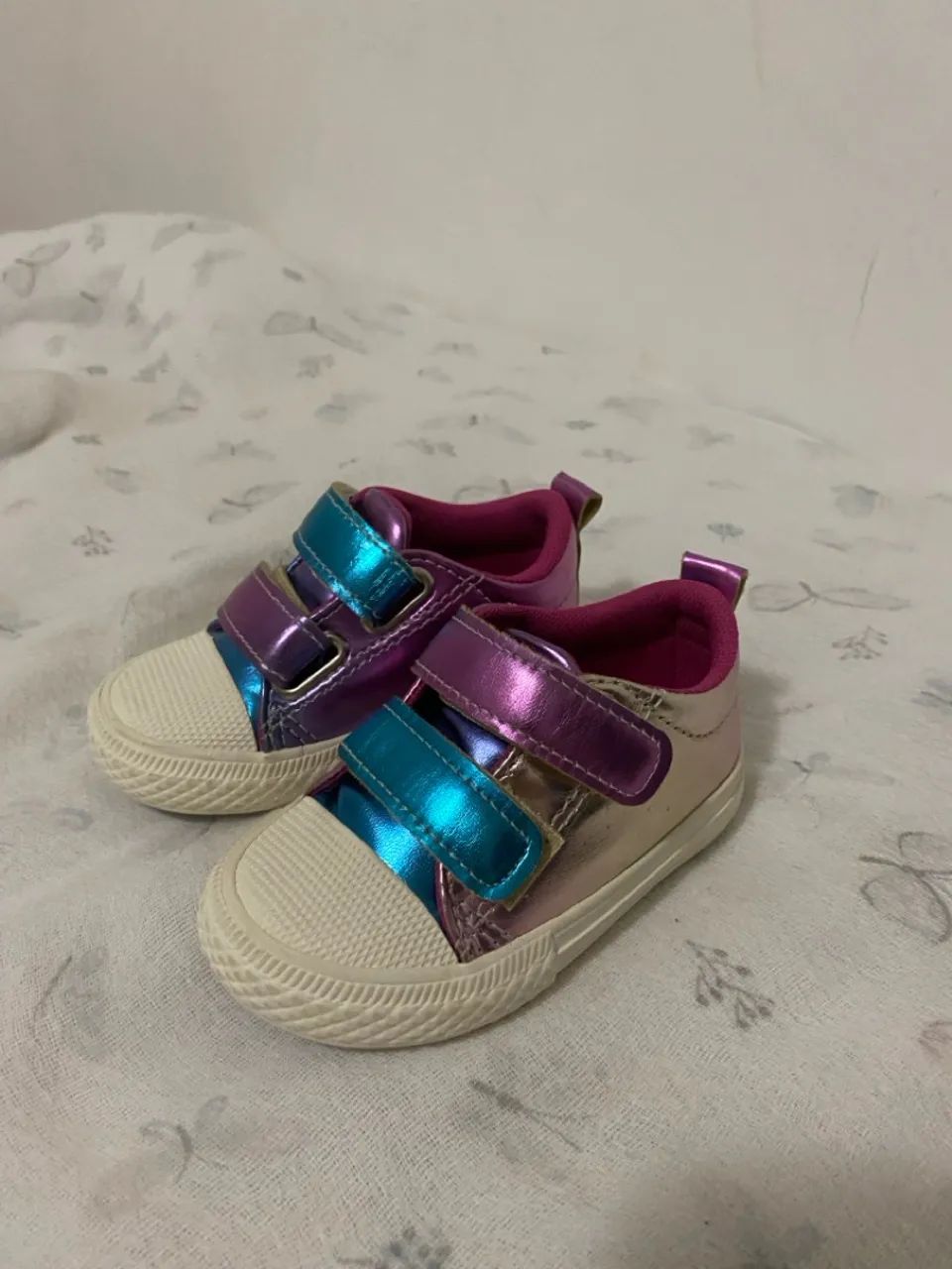 Tênis Infantil Glitter Rosa e roxo