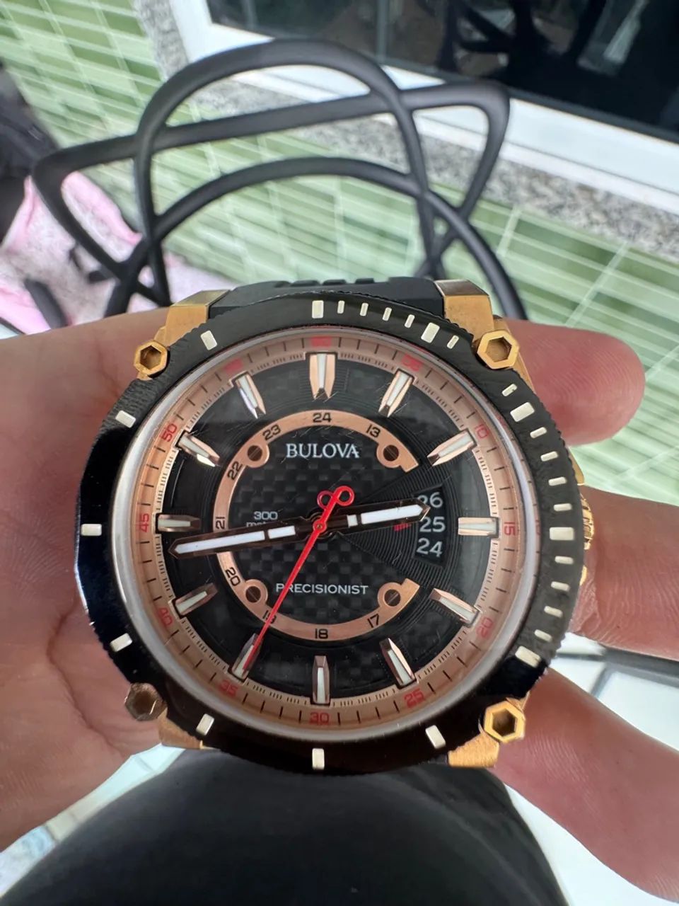 Bulova Precisionist 98B152v - RETIRANDO HOJE SAI 1.000,00 - Foto 3