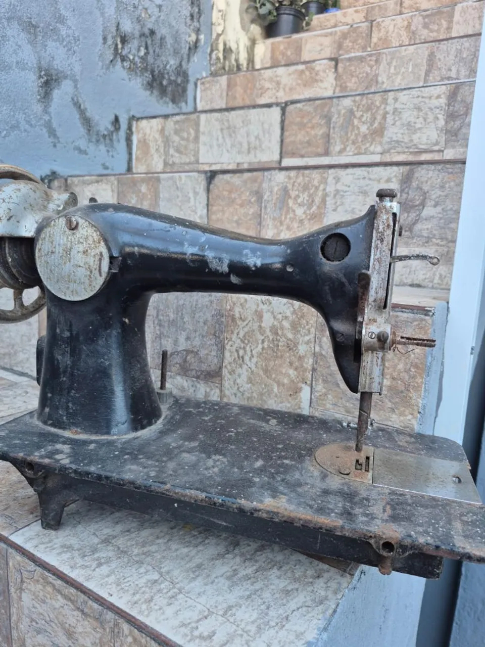 Máquina de costura antiga