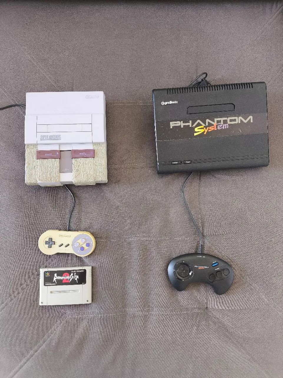 Super Nintendo e Phantom System Originais faço envio