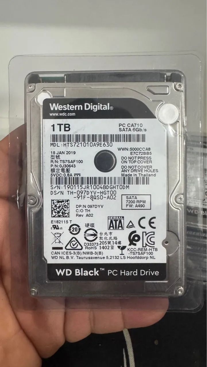  HD Western Digital Black 1TB SATA 6Gb/