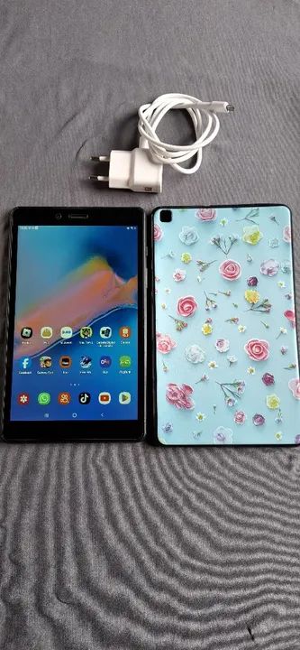 Tablet Samsung Tab A 8.0 Pega chip de operadora Faz ligação sem trincos aceiro cartoes