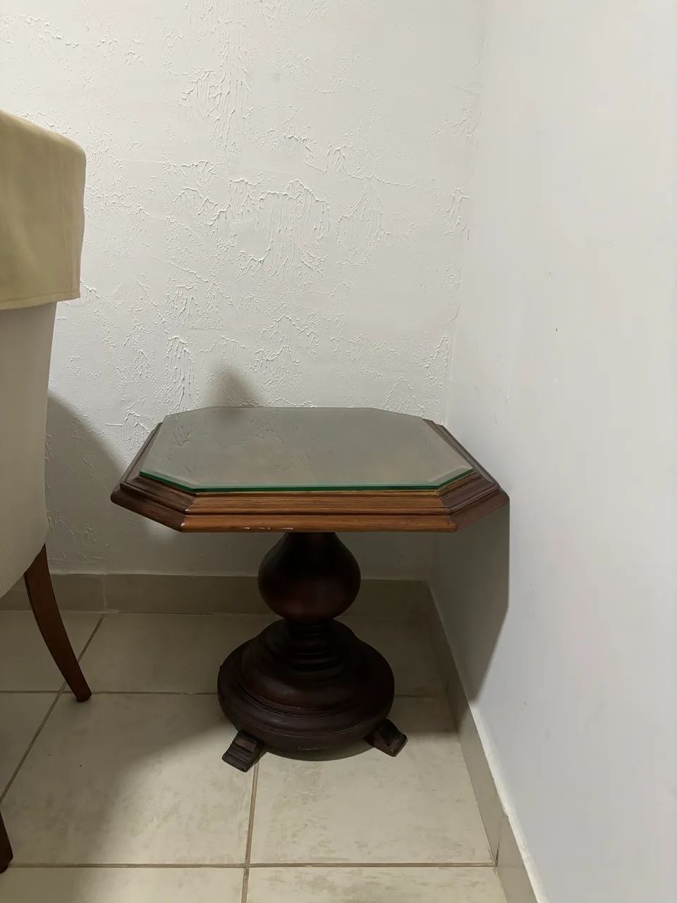 Mesa de canto de madeira jatobá  - Foto 2