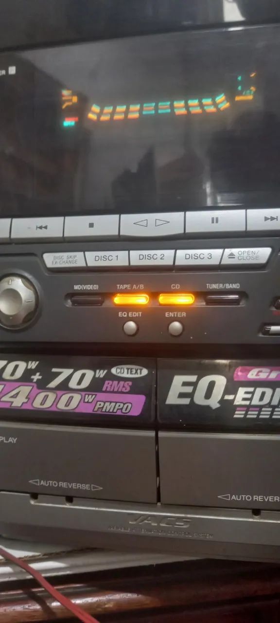 Aparelho Som Micro System Mini System Sony Mhc-dx1 Vendido no estado - Foto 4
