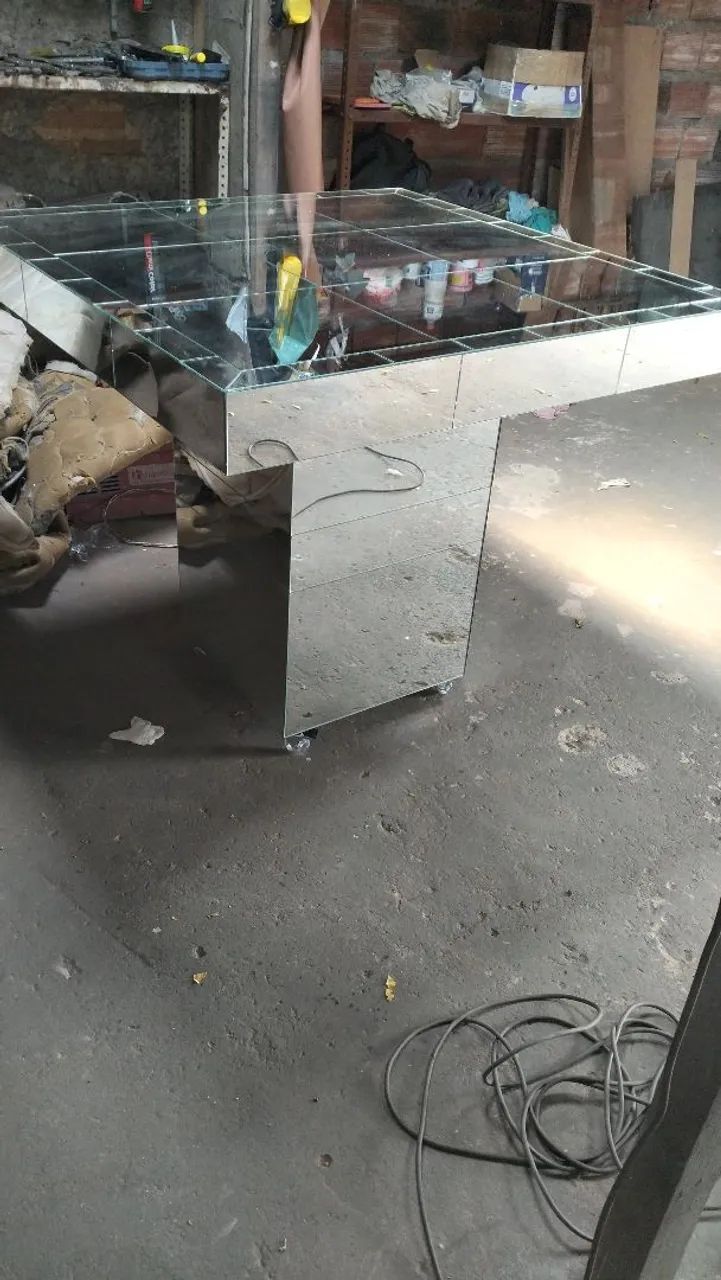 Mesa espelhada para decoração  - Foto 4