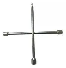 Chave de Roda Cruz 3 bocas 17x19x21mm 1/2 polegadas Universal para carro - Foto 2