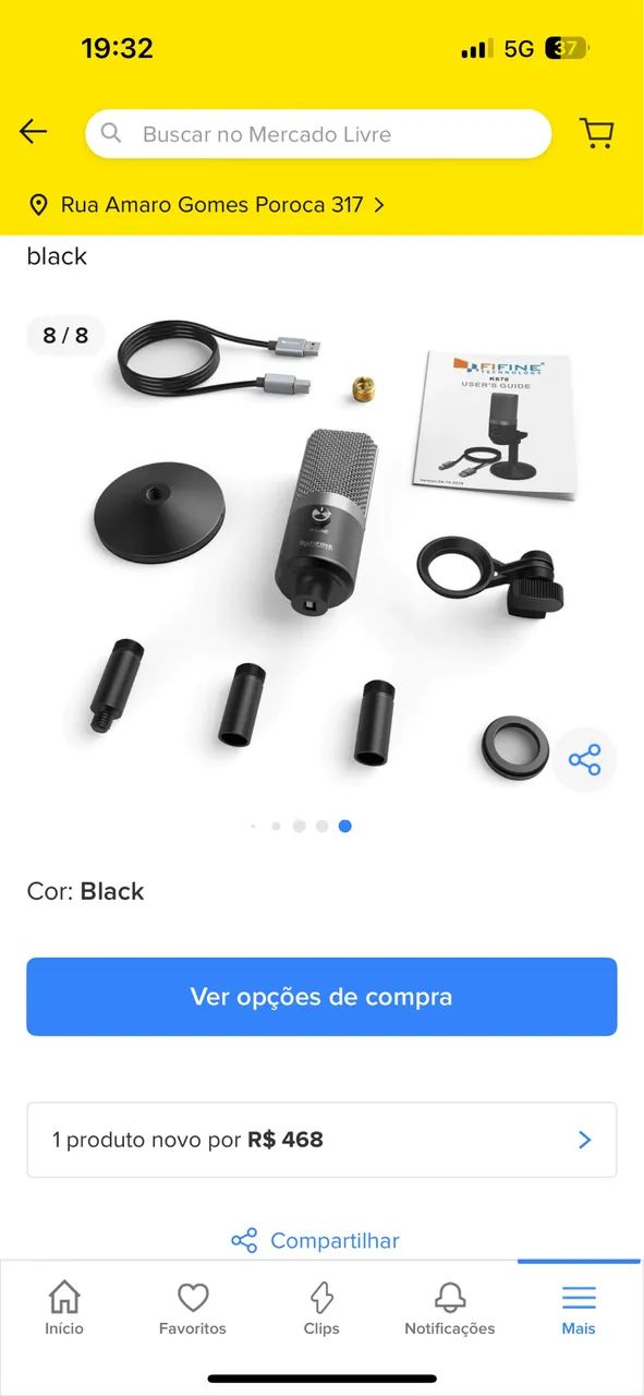 Microfone Fifine K67064312831966851123