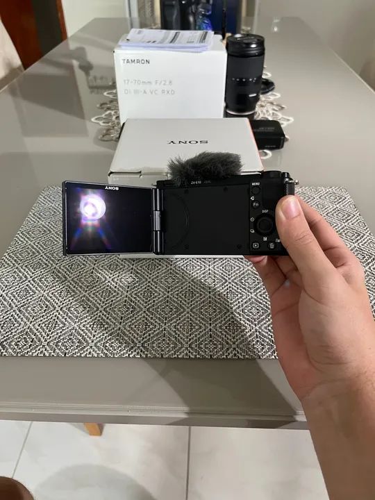 Sony ZV-E10 corpo + acessórios - Foto 5