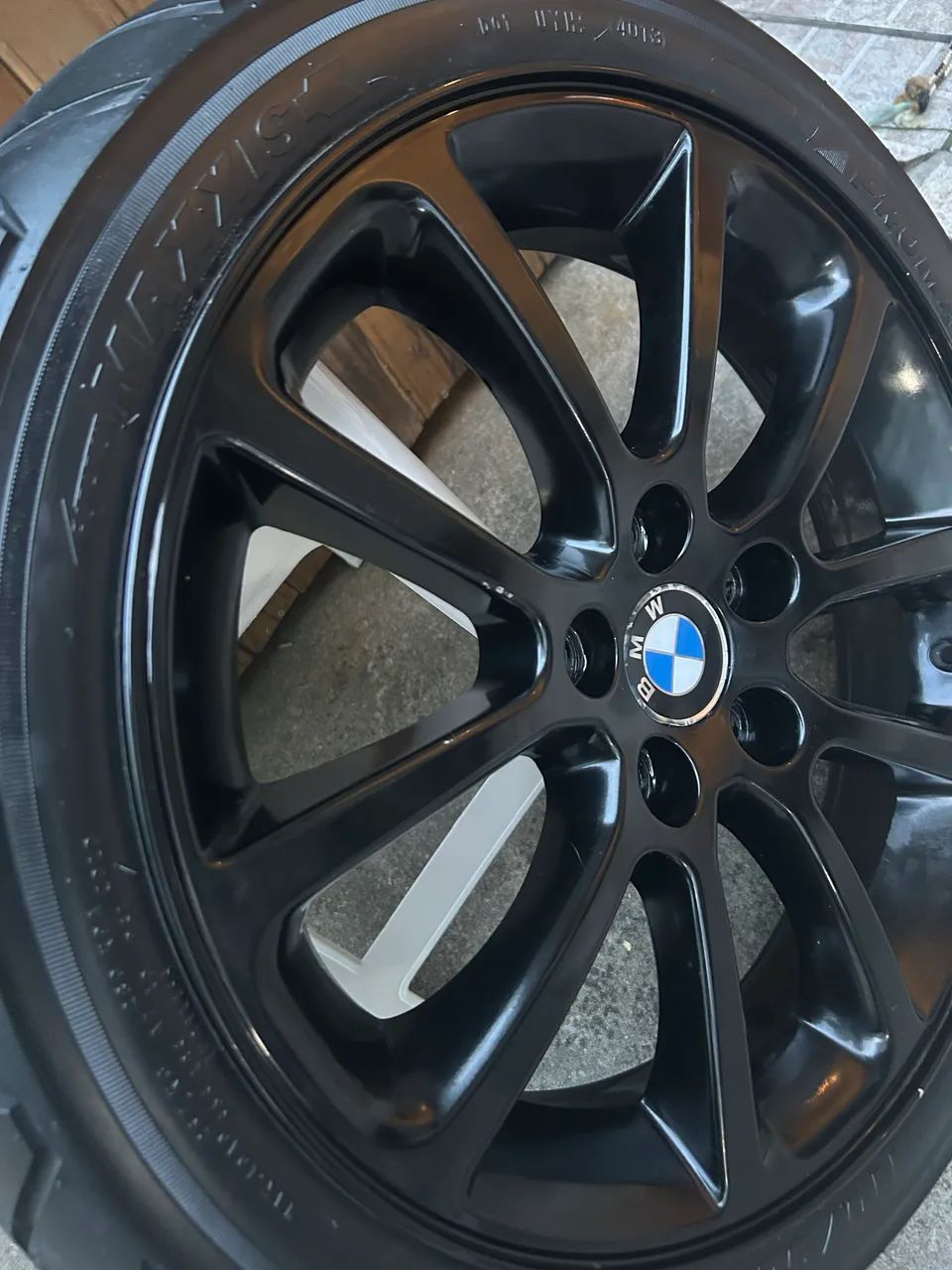 Step roda bmw com case de couro original - Foto 4