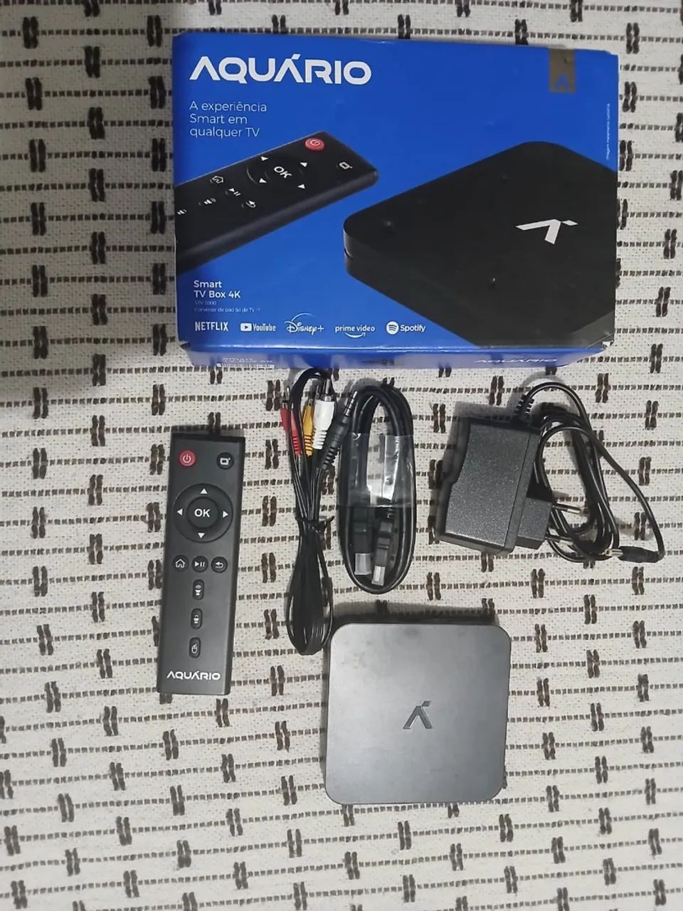 Smart TV Box 4K Aquário 
