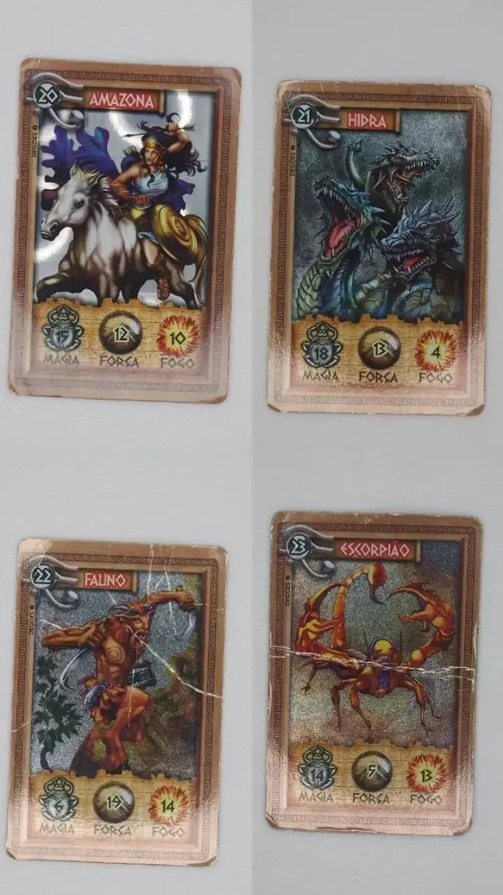 cartas Mythomana elma chips unidade - Foto 5