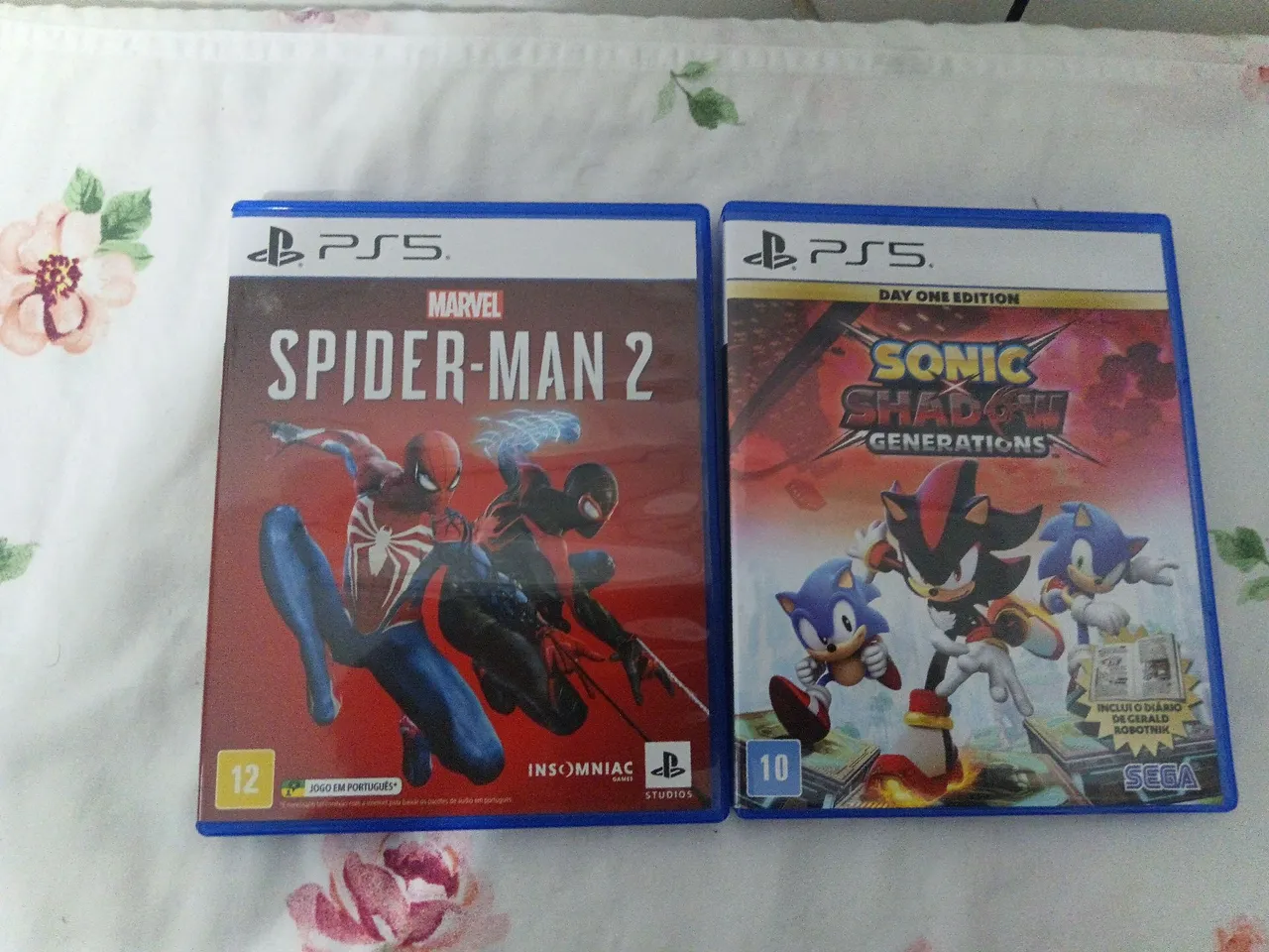 Jogos PS5: Spider-Man 2 e Sonic Shadow Generations