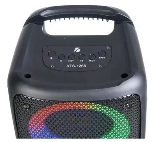 Caixa de Som Bluetooth com Luzes LED - Foto 3