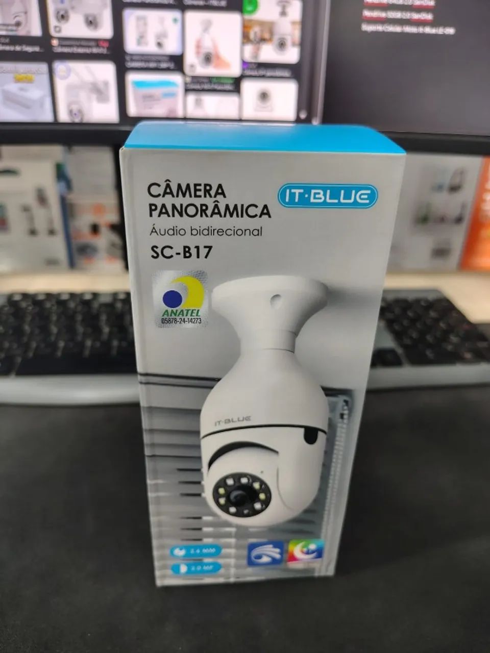 Câmera Lâmpada Segurança YOOSEE It-blue SC-B17