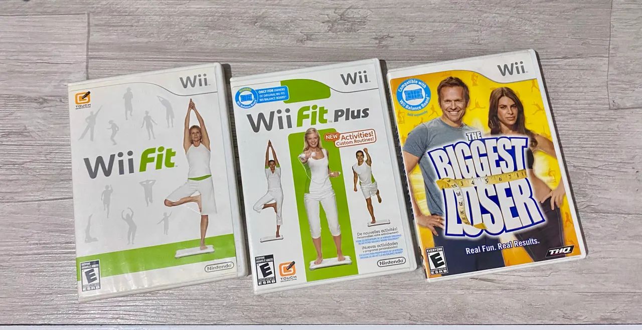 Nintendo Wii Jogos Originais Coleção Wii Fit - Jogos de Vídeo Game