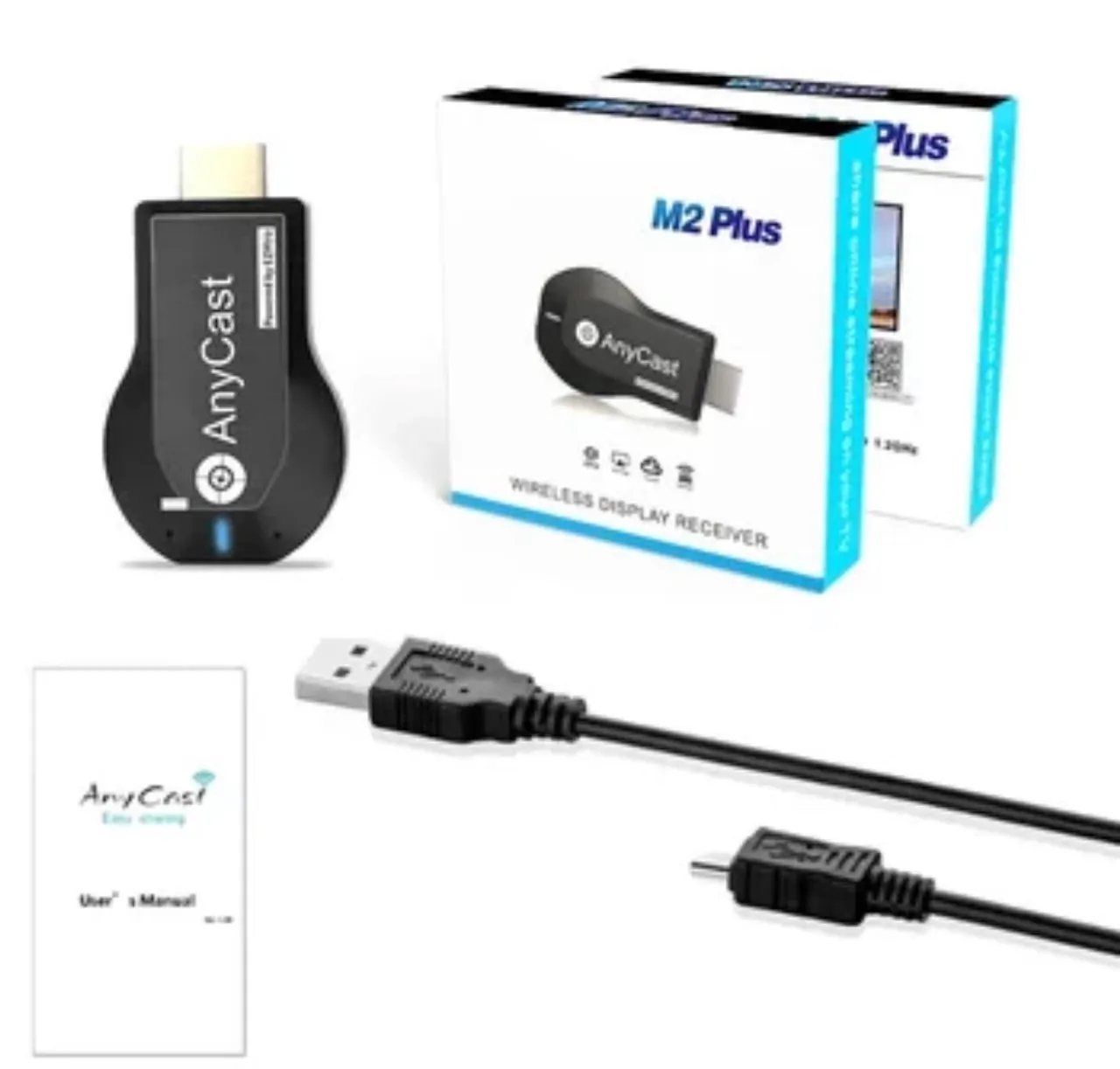 Tv Stick Anycast M2 Plus Full Hd 1080P espelhamento Android iPhone