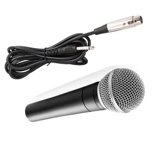 Microfone Cardióide M-58 Com Fio De 4M De boa qualidade - Foto 5
