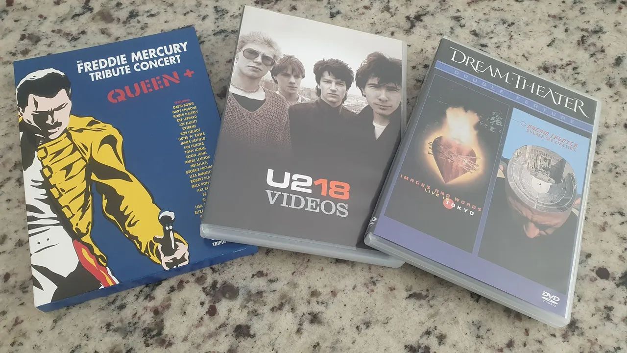 Dvd's U2, Queen tribute