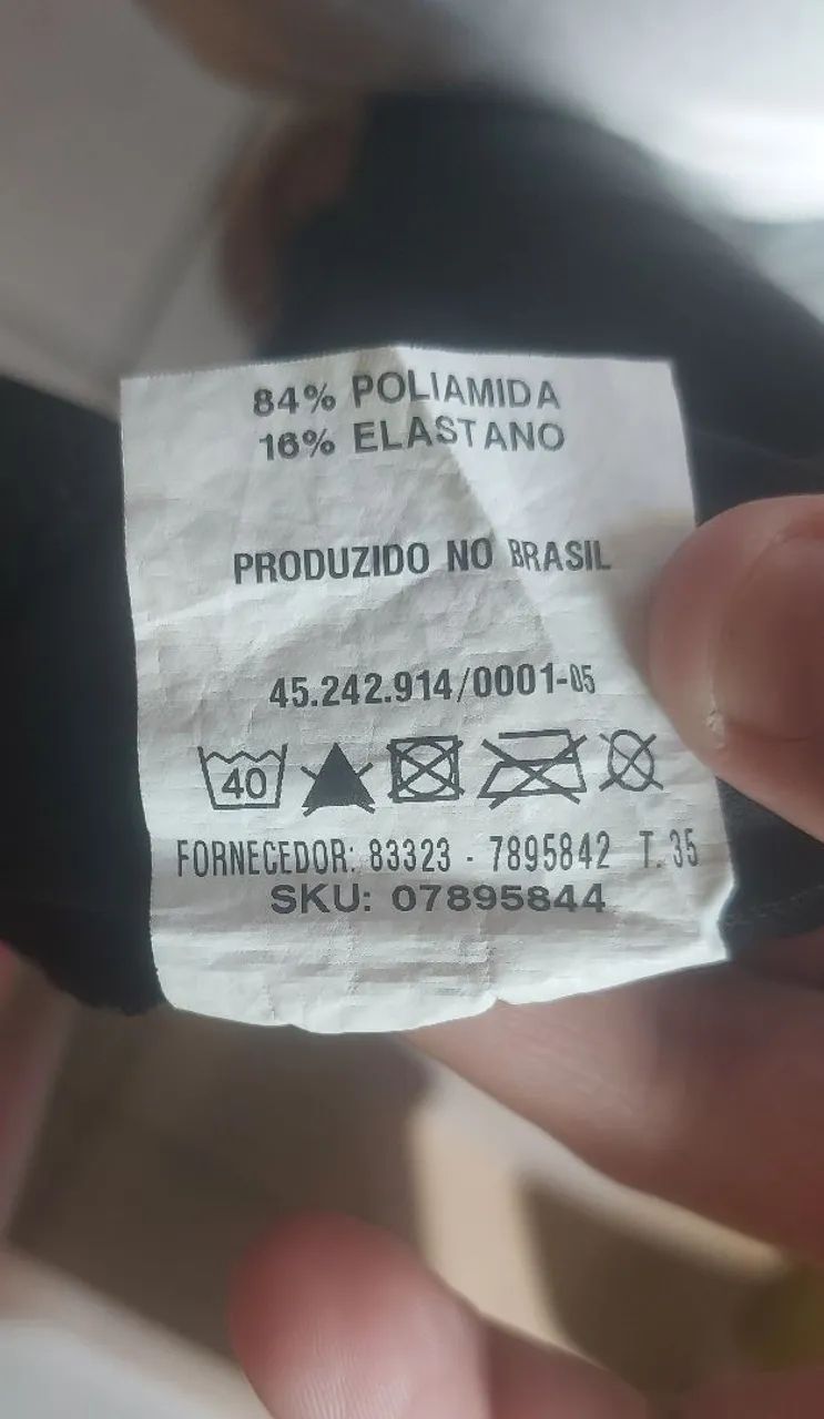 Calça Legging Feminina Preta com Detalhes - Foto 5