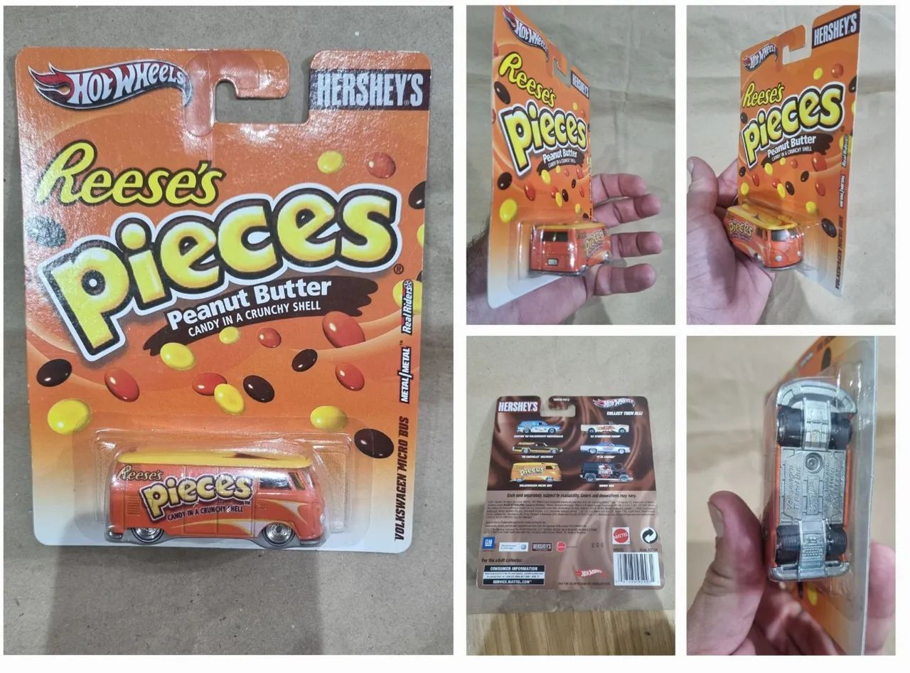 Carrinho Hot Wheels VW Micro Bus Reese's Pieces - Foto 2