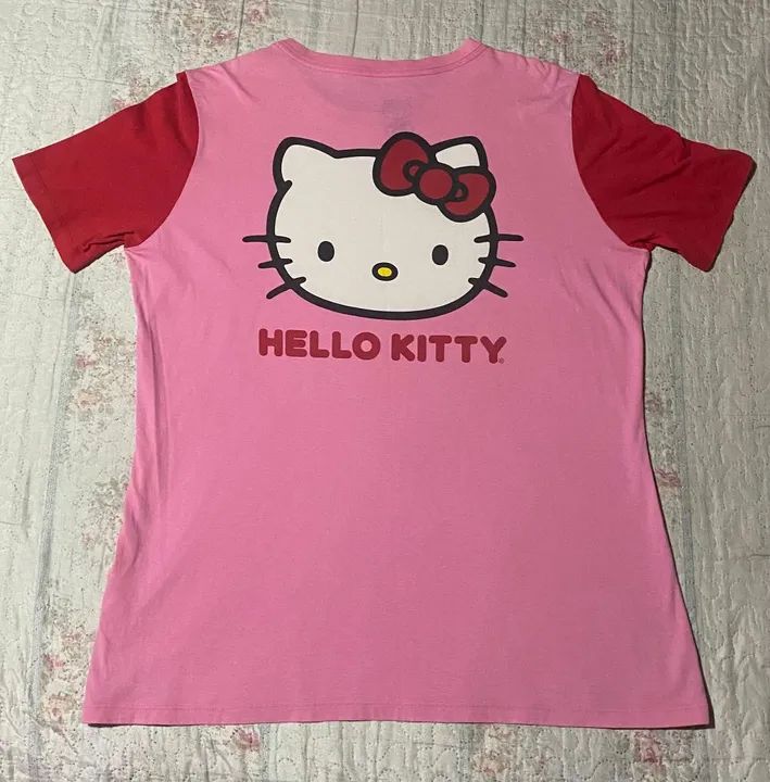 Camiseta Hello Kitty Rosa - Foto 2