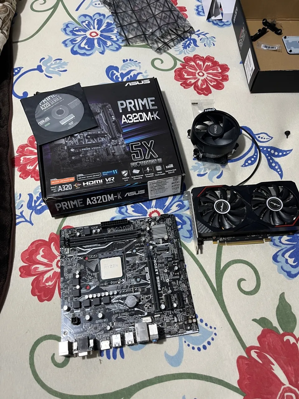 a320m-k + RYZEN 5 3600 + RX 6600