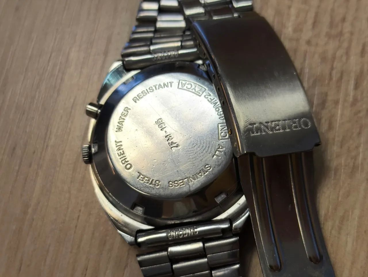 Relógio Orient Automático Masculino fundo azul  - Foto 4